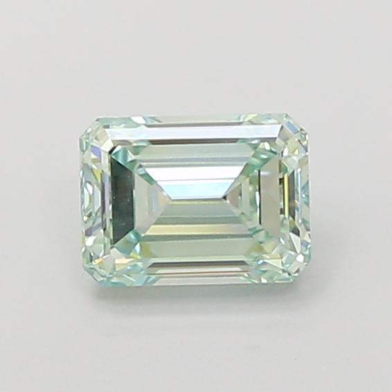 1.13 Ct. Fancy Intense  Green Emerald Lab Grown Diamond