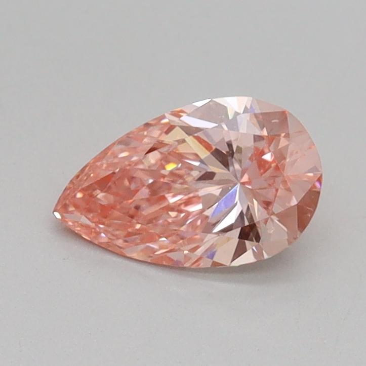 0.54 Ct. Fancy Intense Pink Pear Lab Grown Diamond