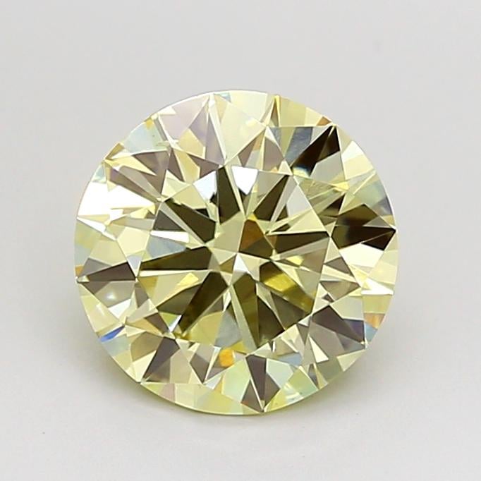 1.99 Ct. Fancy Light  Yellow Round Lab Grown Diamond