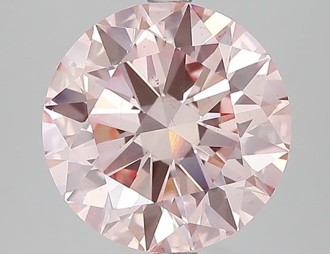 5.00 Ct. Fancy Intense  Pink Round Lab Grown Diamond