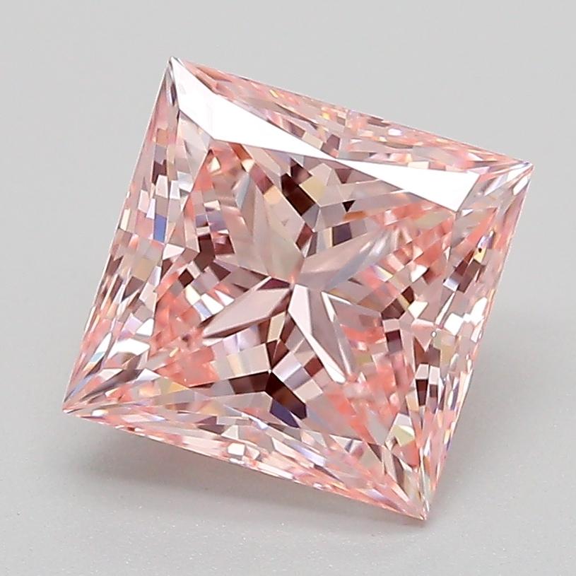 2.32 Ct. Fancy Intense  Pink Princess Lab Grown Diamond