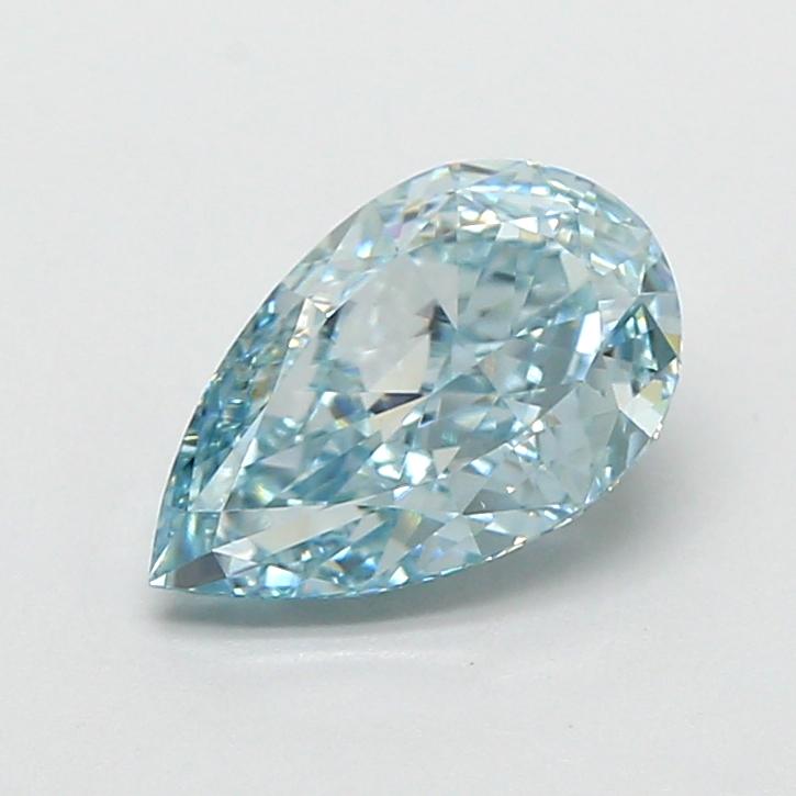 1.55 Ct. Fancy Vivid  Blue Pear Lab Grown Diamond