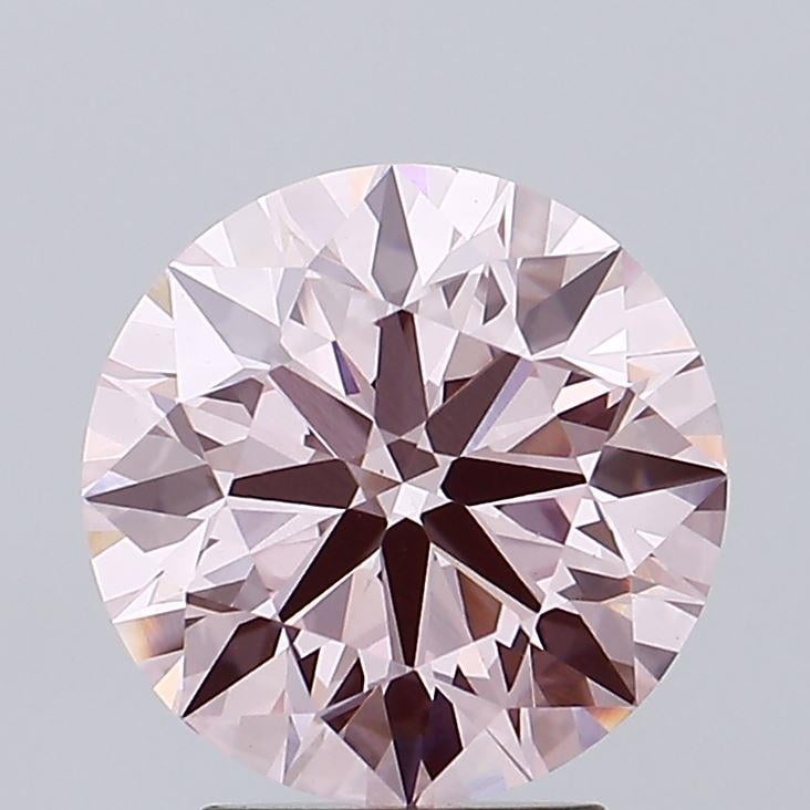 3.00 Ct. Fancy Intense Pink Round Lab Grown Diamond