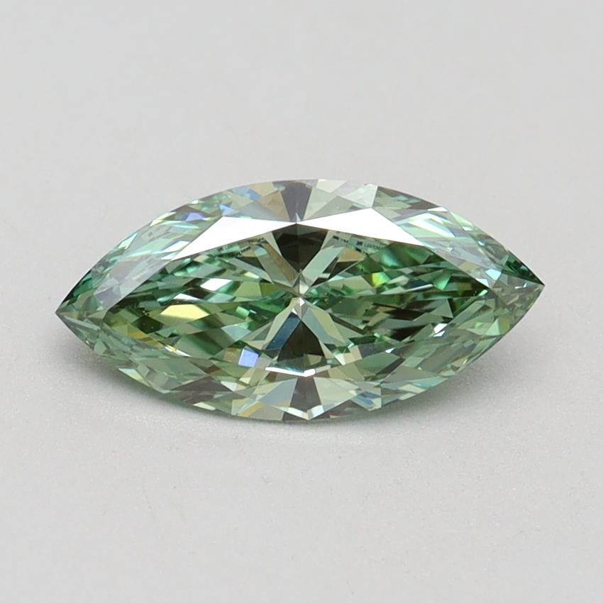 1.01 Ct. Fancy Vivid Green Marquise Lab Grown Diamond