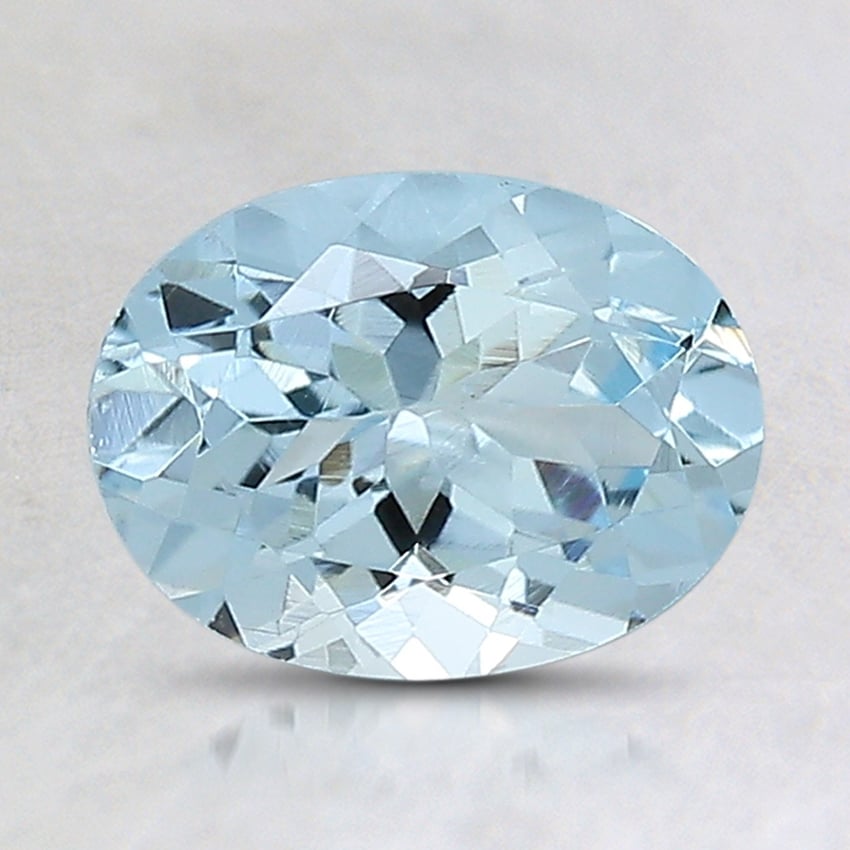8.1x6.1mm Oval Aquamarine