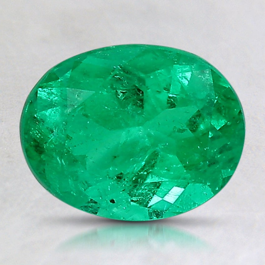 8.6x6.8mm Oval Colombian Emerald
