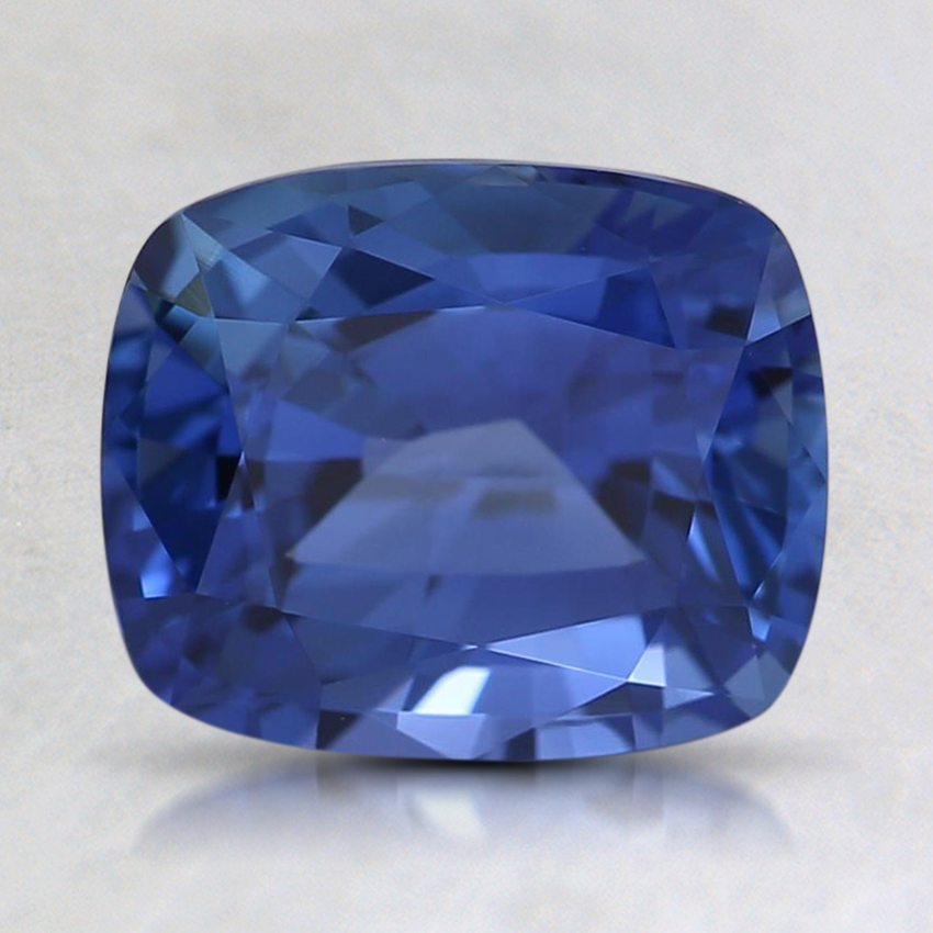 7.9x6.6mm Blue Cushion Sapphire