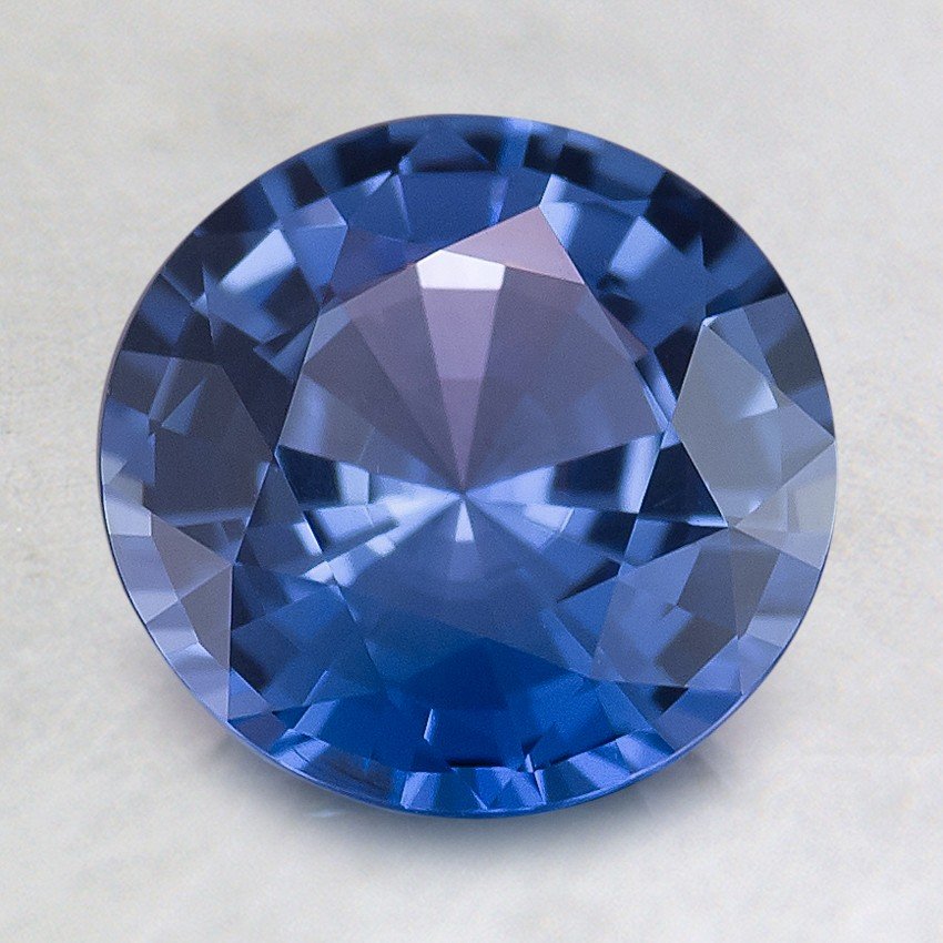 8mm Unheated Blue Round Sapphire