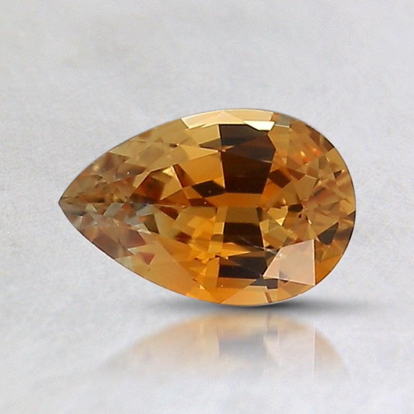 7.3x4.8mm Orange Pear Montana Sapphire