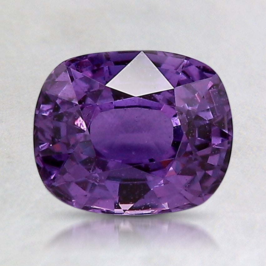 7.6x6.3mm Purple Cushion Sapphire