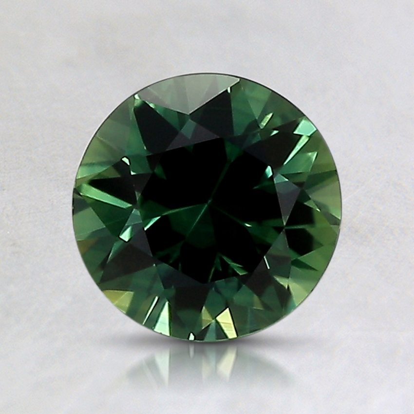 6.6mm Unheated Teal Round Australian Sapphire