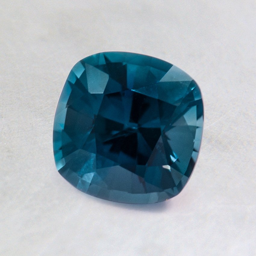 6mm Teal Cushion Sapphire