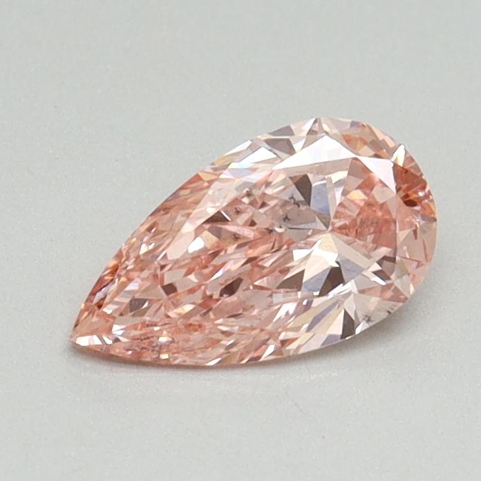 0.51 Ct. Fancy Vivid Pink Pear Lab Grown Diamond