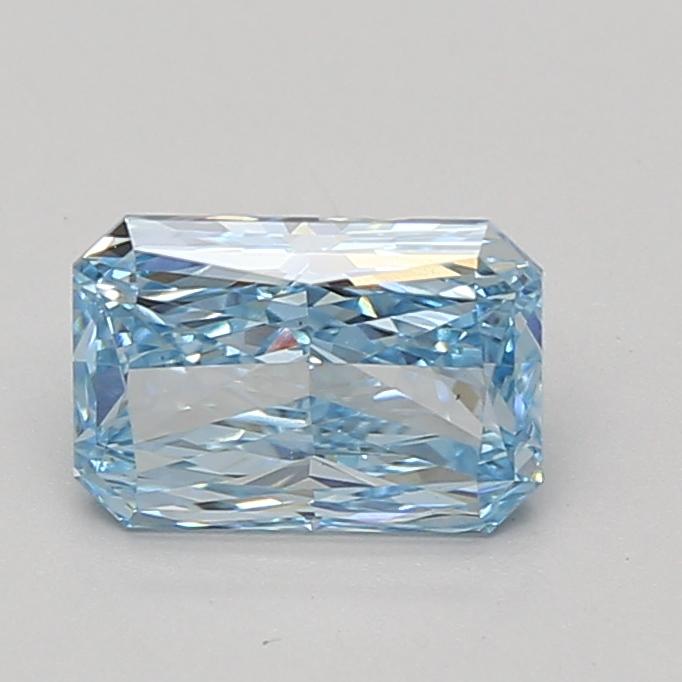 1.54 Ct. Fancy Vivid Blue Radiant Lab Grown Diamond
