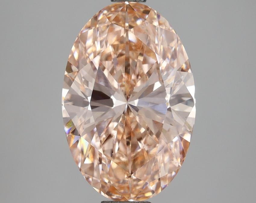 3.05 Ct. Fancy Intense Pink Oval Lab Grown Diamond