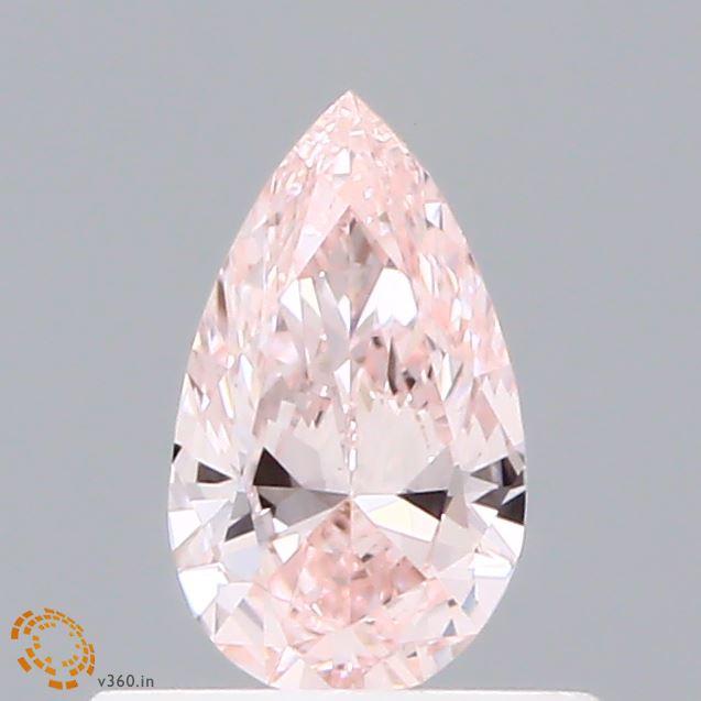 0.33 Ct. Fancy Pink Pear Lab Grown Diamond