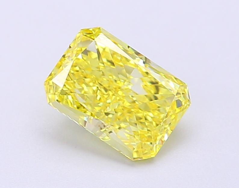 1.31 Ct. Fancy Vivid Yellow Radiant Lab Grown Diamond