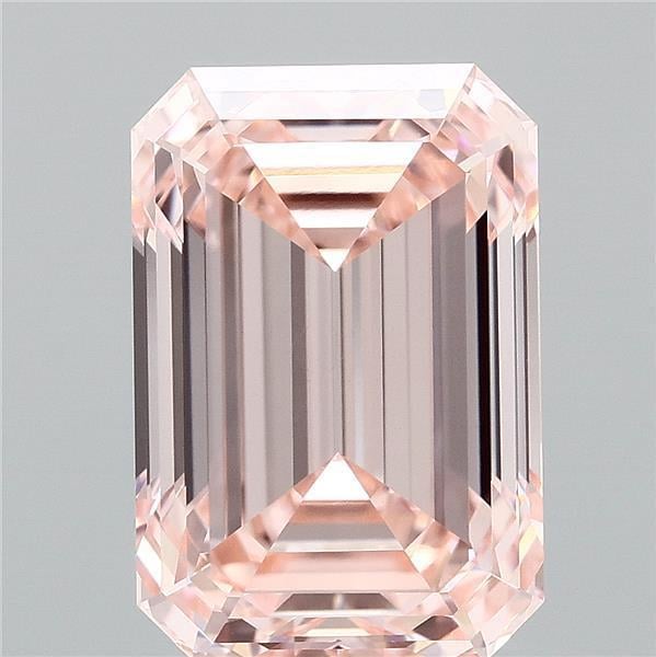 6.01 Ct. Fancy Intense Pink Emerald Lab Grown Diamond