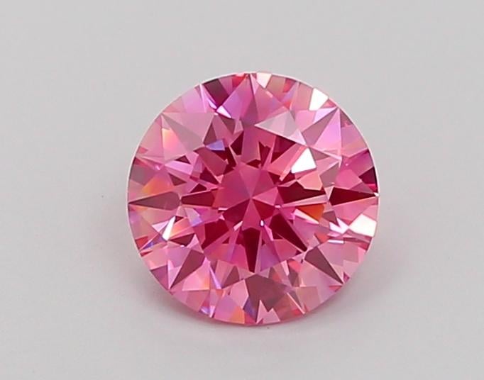 1.07 Ct. Fancy Vivid Pink Round Lab Grown Diamond