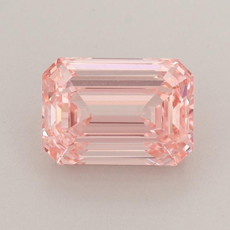 1.59 Ct. Fancy Vivid  Pink Emerald Lab Grown Diamond