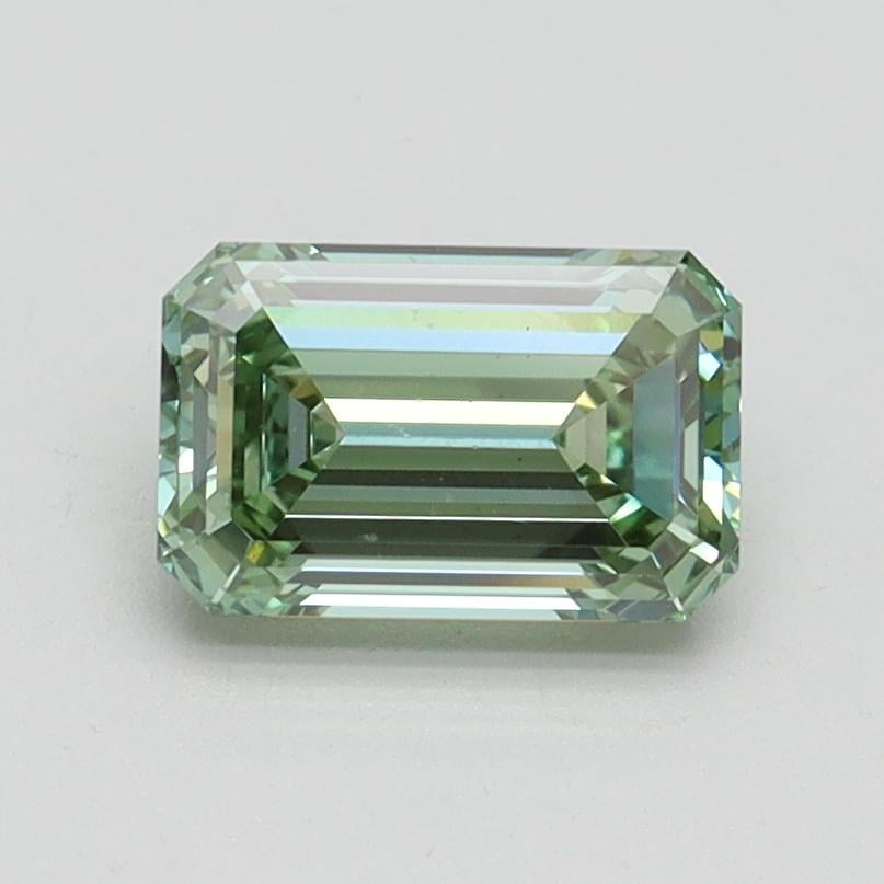1.06 Ct. Fancy Intense Pacific Green Emerald Lab Grown Diamond