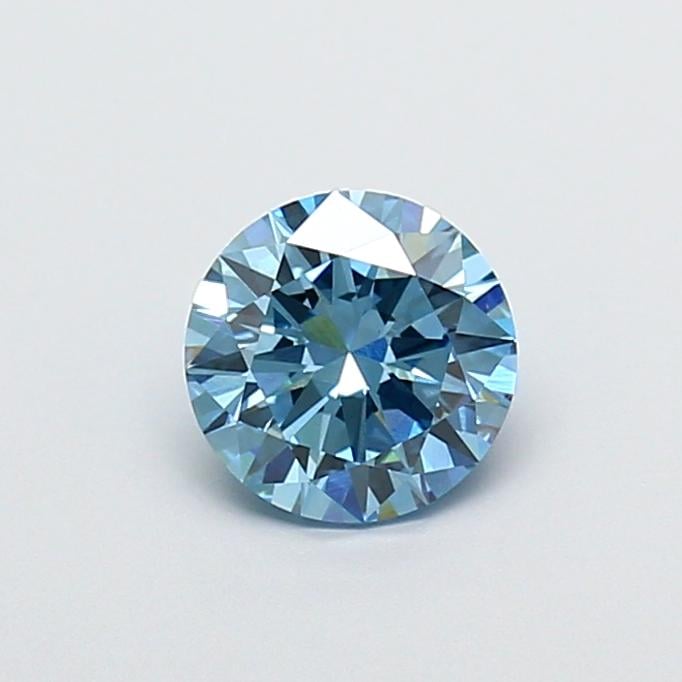 1.01 Ct. Fancy Vivid  Blue Round Lab Grown Diamond