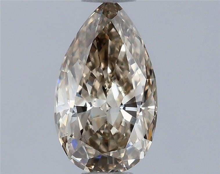 0.50 Ct. Light Yellow Pear Lab Grown Diamond