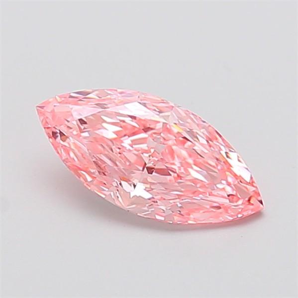 1.16 Ct. Fancy Vivid Pink Marquise Lab Grown Diamond