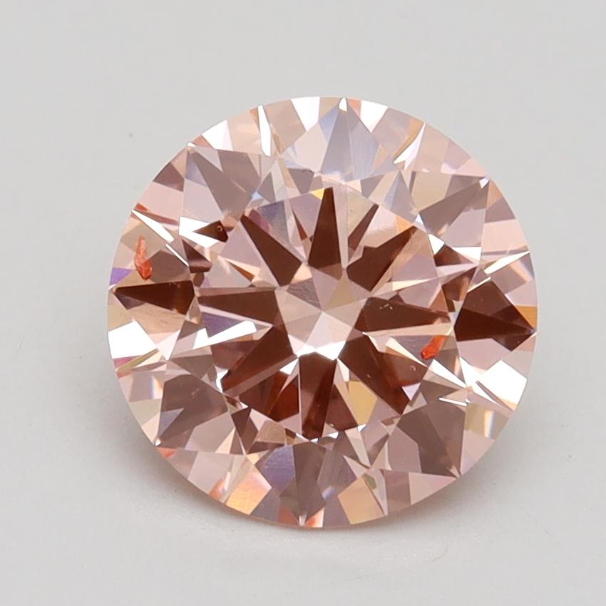 2.00 Ct. Fancy Intense Pink Round Lab Grown Diamond