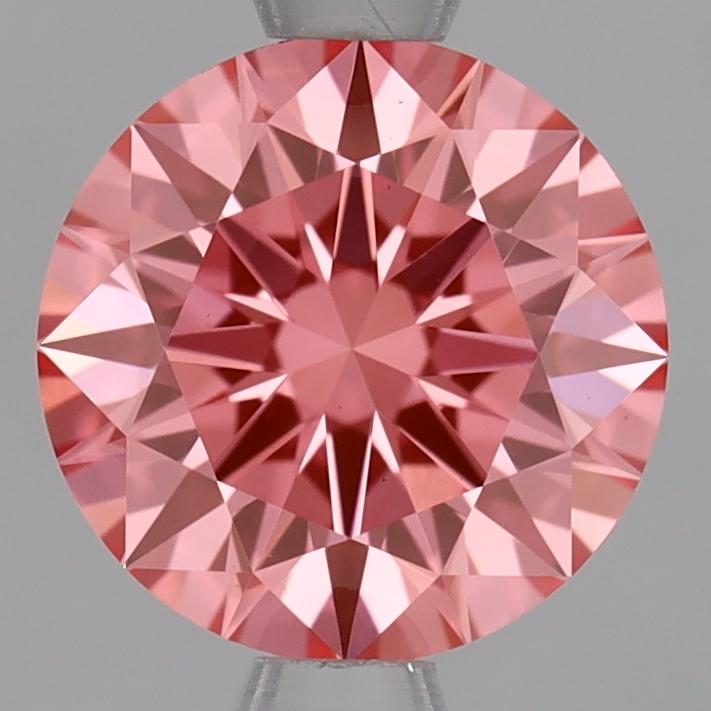 1.08 Ct. Fancy Vivid Pink Round Lab Grown Diamond
