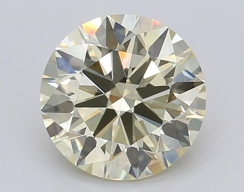 2.05 Ct. Fancy Light Yellow Round Lab Grown Diamond