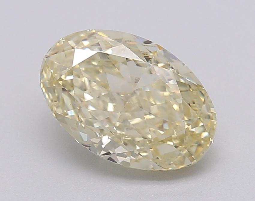 1.56 Ct. Fancy Yellow Oval Lab Grown Diamond
