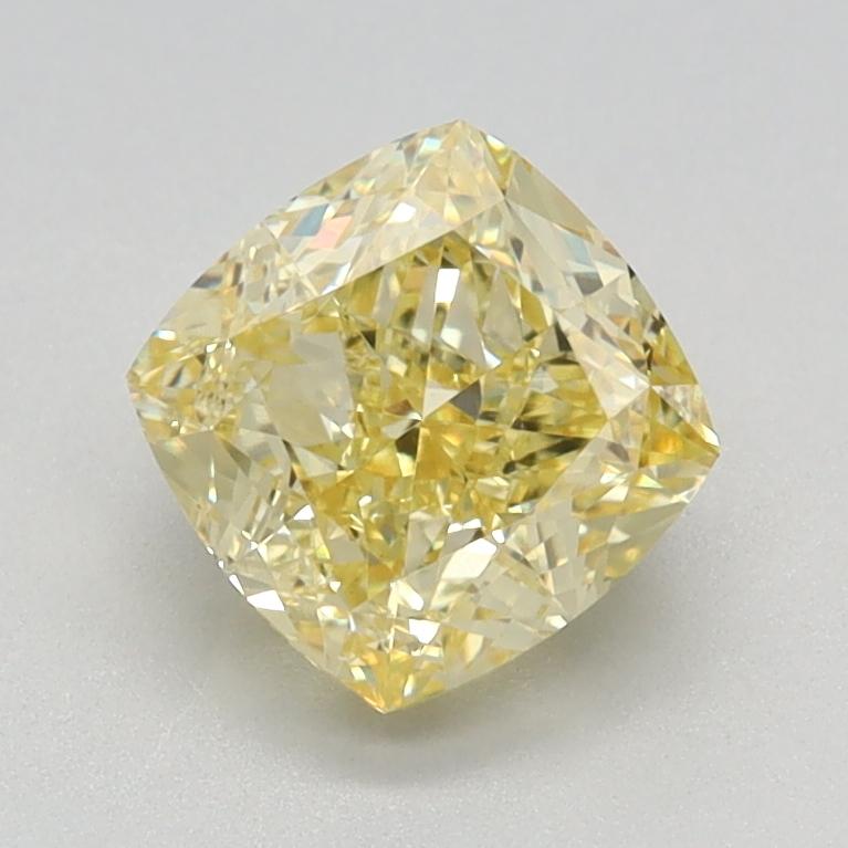 1.26 Ct. Fancy Intense Yellow Cushion Lab Grown Diamond