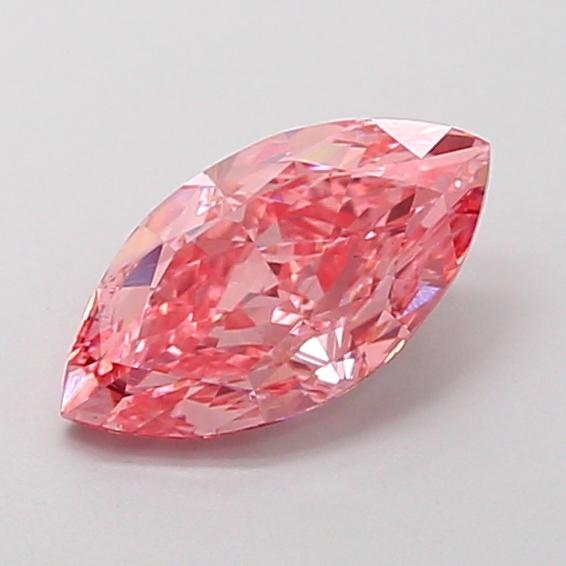 1.25 Ct. Fancy Vivid Pink Marquise Lab Grown Diamond
