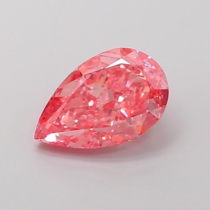 1.89 Ct. Fancy Vivid  Pink Pear Lab Grown Diamond