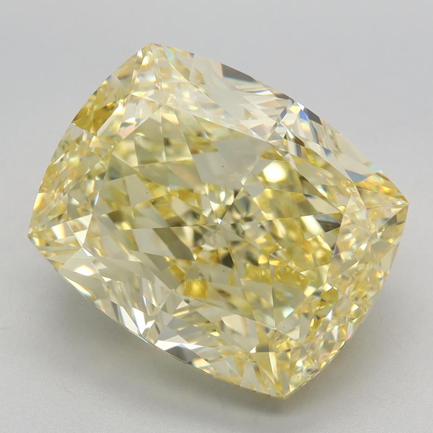 8.04 Ct. Fancy Intense Yellow Cushion Lab Grown Diamond