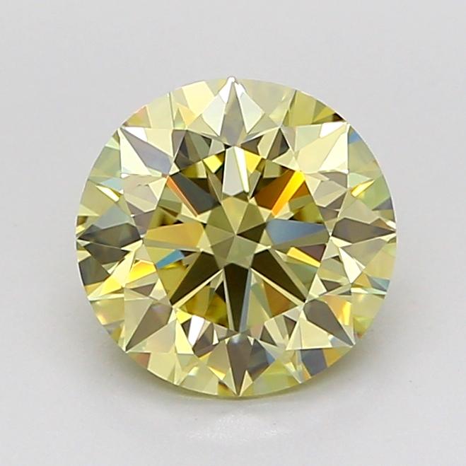 2.00 Ct. Fancy Light Yellow Round Lab Grown Diamond