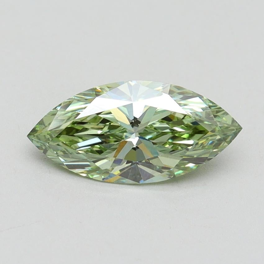 1.01 Ct. Fancy Intense Green Marquise Lab Grown Diamond
