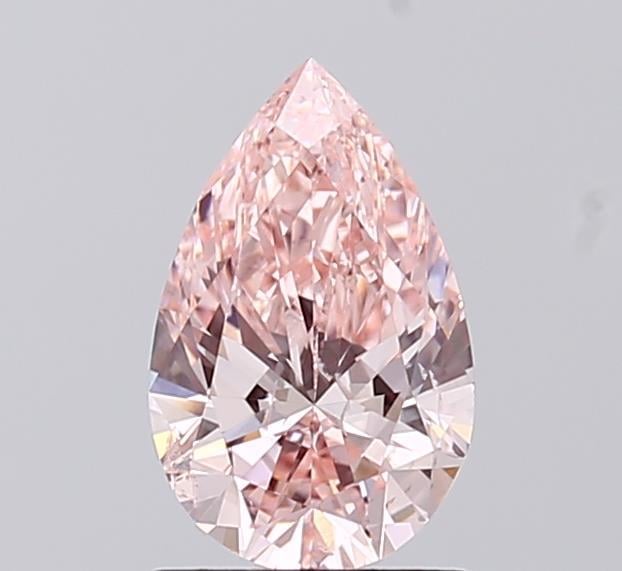 1.00 Ct. Fancy Vivid  Pink Pear Lab Grown Diamond