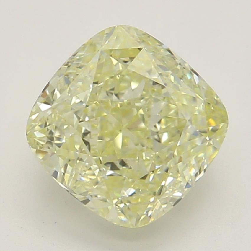 1.13 Ct. Fancy Light Yellow Cushion Diamond