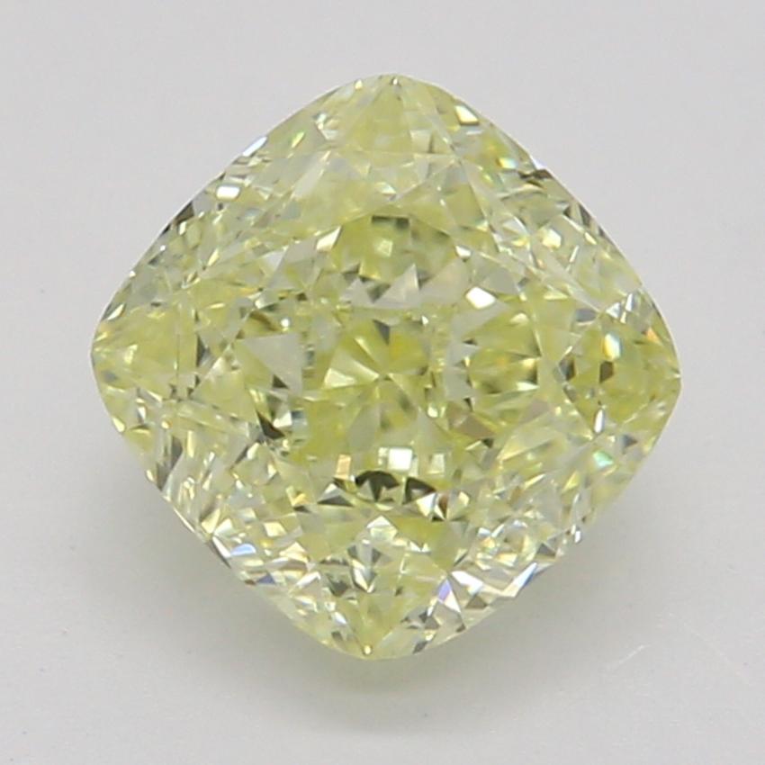0.75 Ct. Fancy Yellow Cushion Diamond