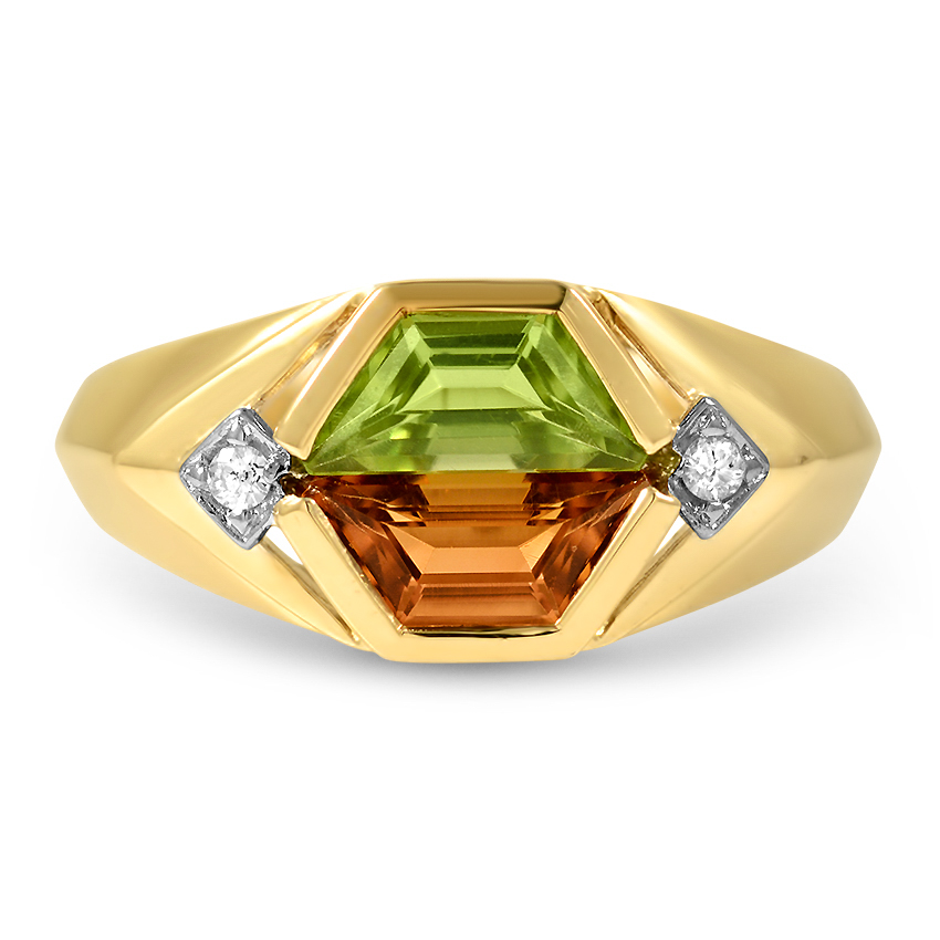 Modern Citrine Vintage Ring