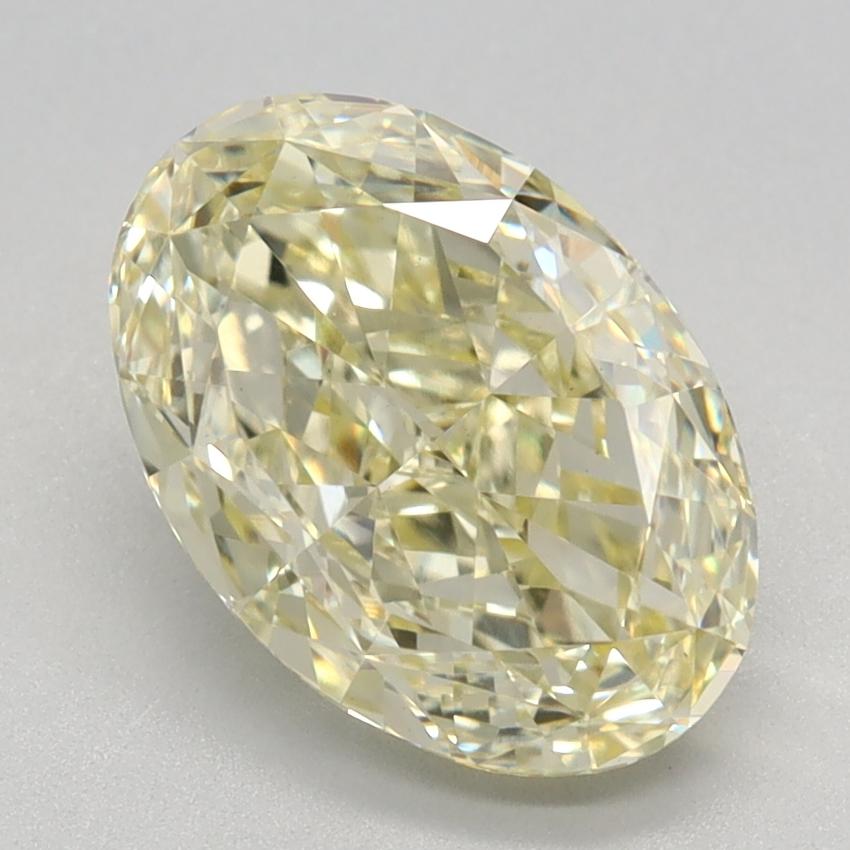 2.07 Ct. Fancy Yellow Oval Lab Grown Diamond