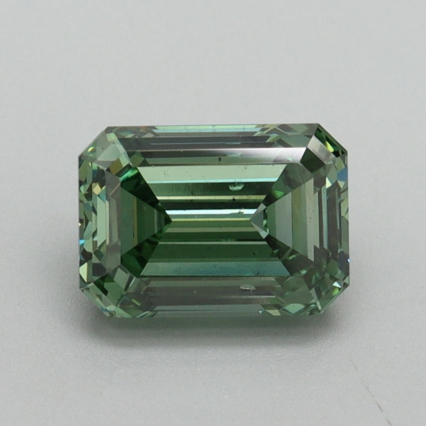 1.51 Ct. Fancy Vivid Green Emerald Lab Grown Diamond