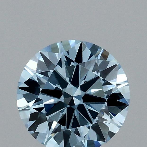 1.01 Ct. Fancy Vivid Blue Round Lab Grown Diamond