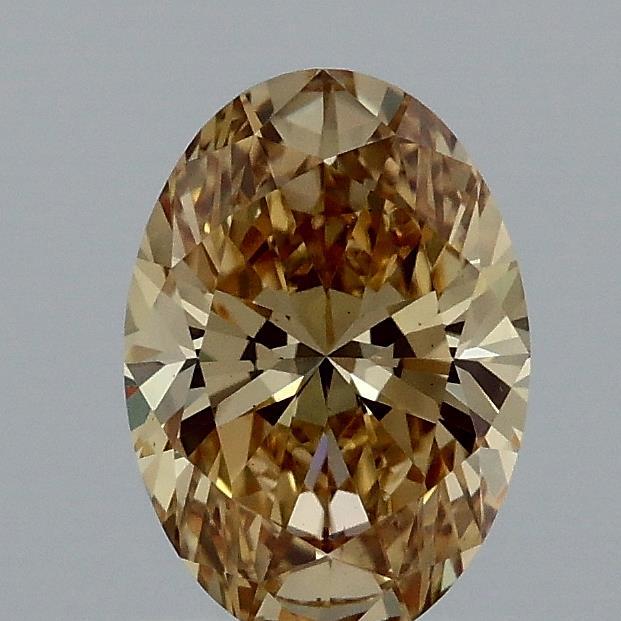 1.01 Ct. Fancy Intense Yellow Oval Lab Grown Diamond
