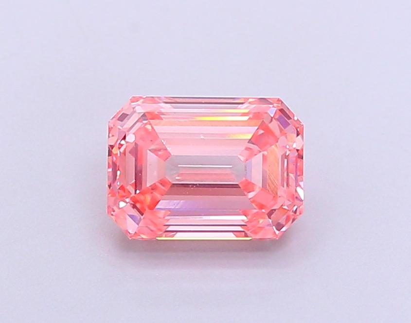 1.6 Ct. Fancy Vivid Pink Emerald Lab Grown Diamond