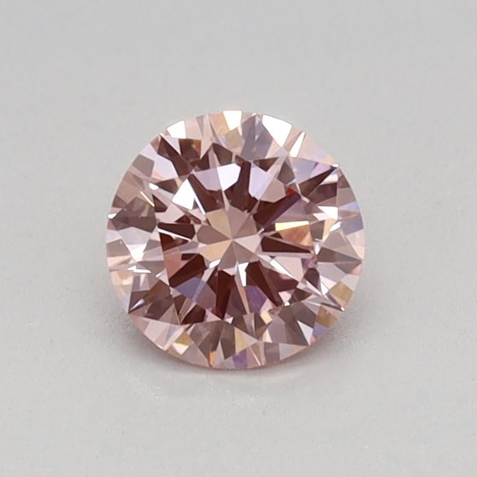 0.32 Ct. Fancy Vivid Pink Round Lab Grown Diamond