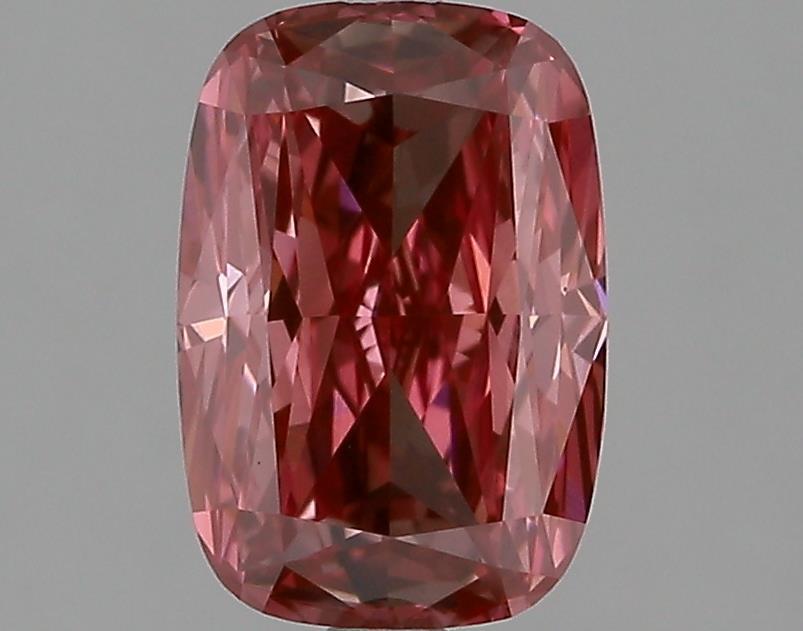 2.05 Ct. Fancy Vivid Pink Cushion Lab Grown Diamond