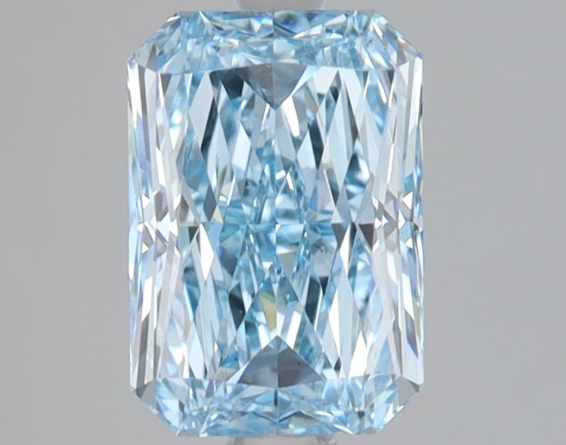1.57 Ct. Fancy Vivid Blue Radiant Lab Grown Diamond